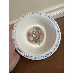 Eden Peter Rabbit and Friends Melamine Bowl Jemima Puddle-Duck Foxy Gentleman